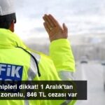 Kış Lastiği Uygulaması Başlıyor