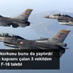 Yunanlardan Türkiye'ye F-16 Vermeyin Talebi