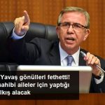 Mansur Yavaş'tan Halka Et Desteği