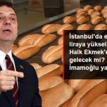 İstanbul'da Halk Ekmek Aynı Fiyatta Kalacak