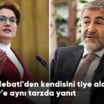 Bakan Nebati'den Kendisini Tiye Alan Akşener'e Yanıt