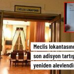 Meclis Lokantasındaki Son Adisyon Tartışmaları Yeniden Alevlendirecek