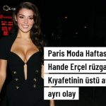 Dekolteli Kıyafetiyle Paris Moda Haftası'nda Fırtınalar Estirdi
