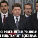 Bakan Tunç'tan 11. Yargı Paketi Açıklaması
