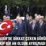 30 Ağustos Zafer Bayramı Töreninde Dikkat Çeken Görüntü